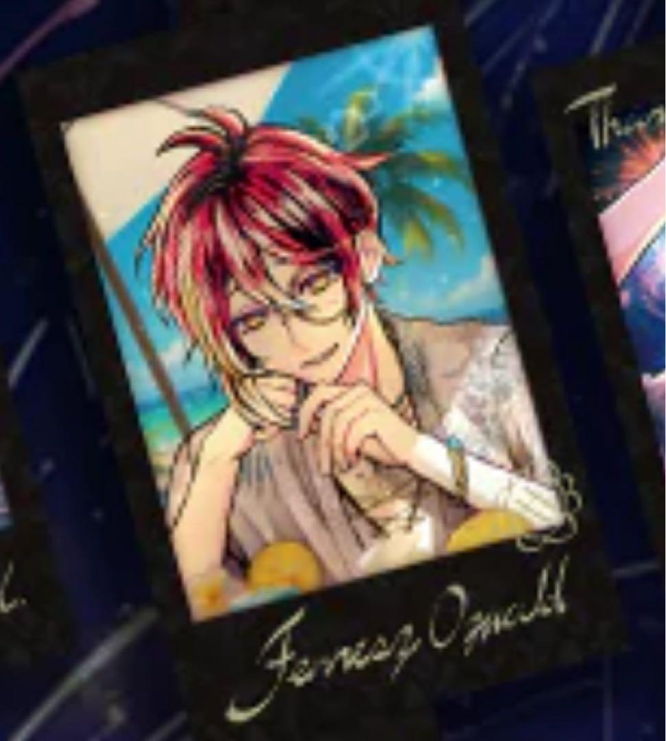 あくねこ 夏の思い出チェキ風カード フェネス・オズワルド あくねこ 夏の思い出チェキ風カード フェネス・オズワルド 夏の思い出