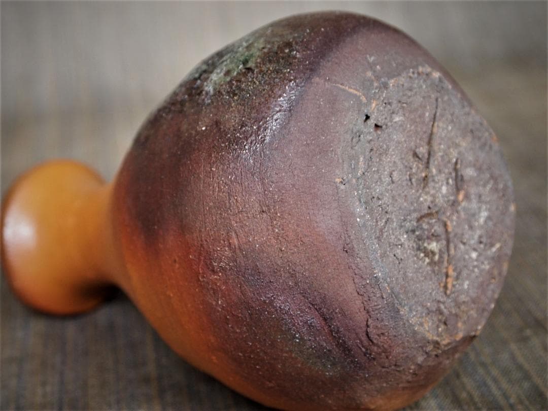 希少作☆森岡成好☆とくり（南蛮窯変徳利）☆共箱