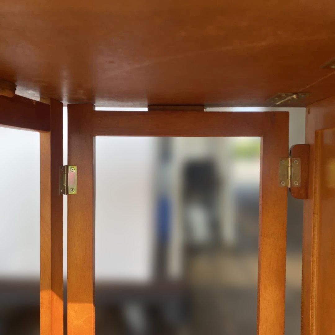 新たに傷入りました！CD 折りたたみデスク&チェア 収納付き キャスター