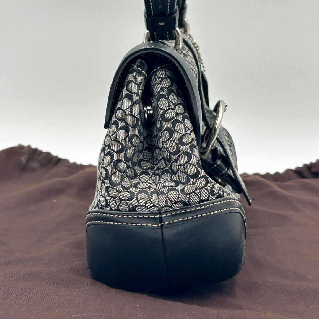 極美品✨コーチ ハンドバッグ ソーホー ミニシグネチャー トップハンドル 保存袋