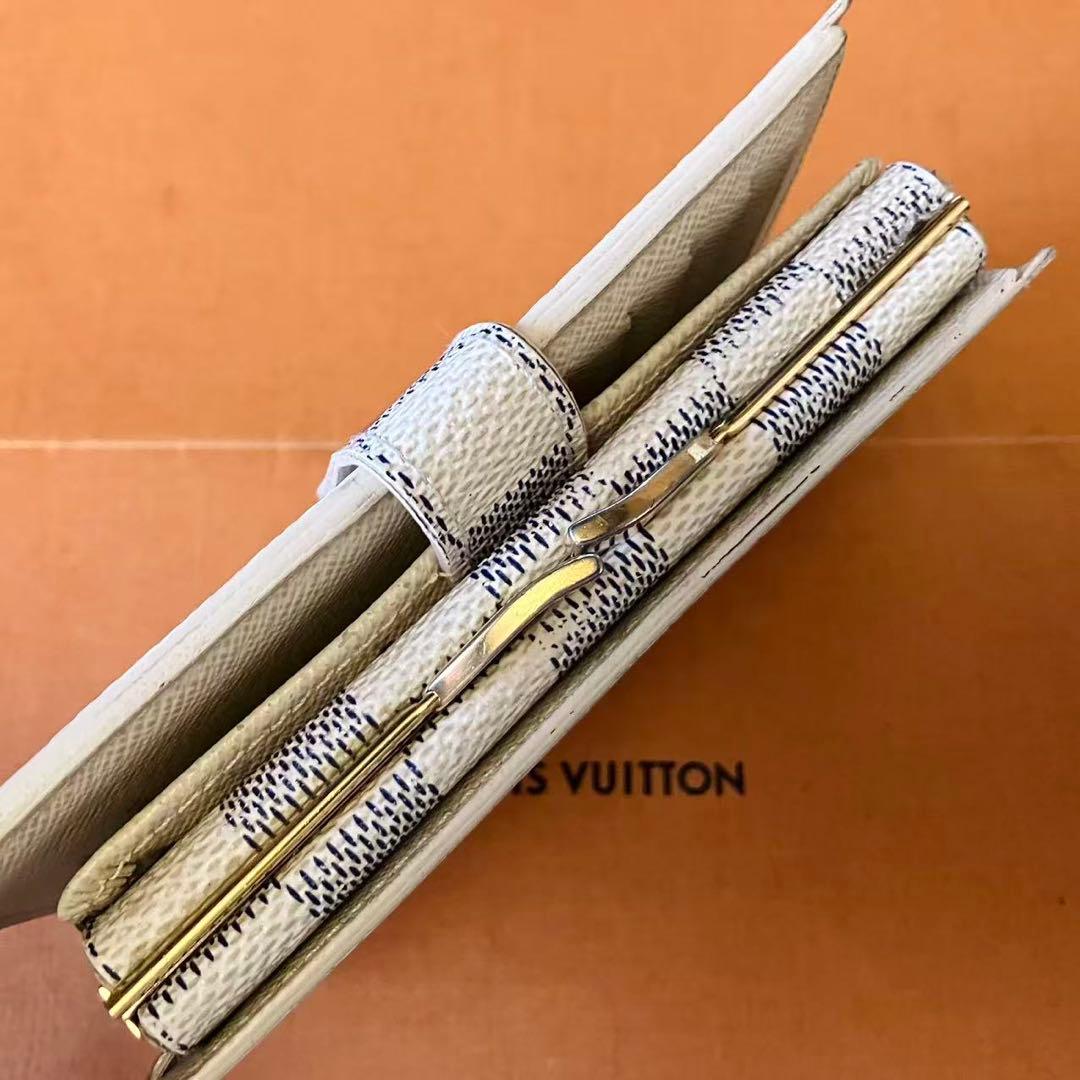 LOUIS VUITTON ダミエ アズールポルトフォイユ ヴイエノワ 訳あり❣️