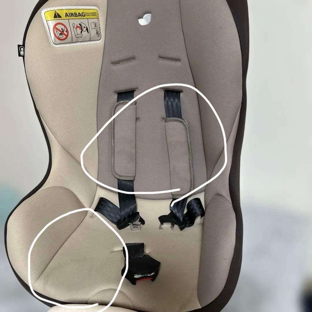 美品!!Joieチャイルドシートチルト新生児対応ベージュモカ色