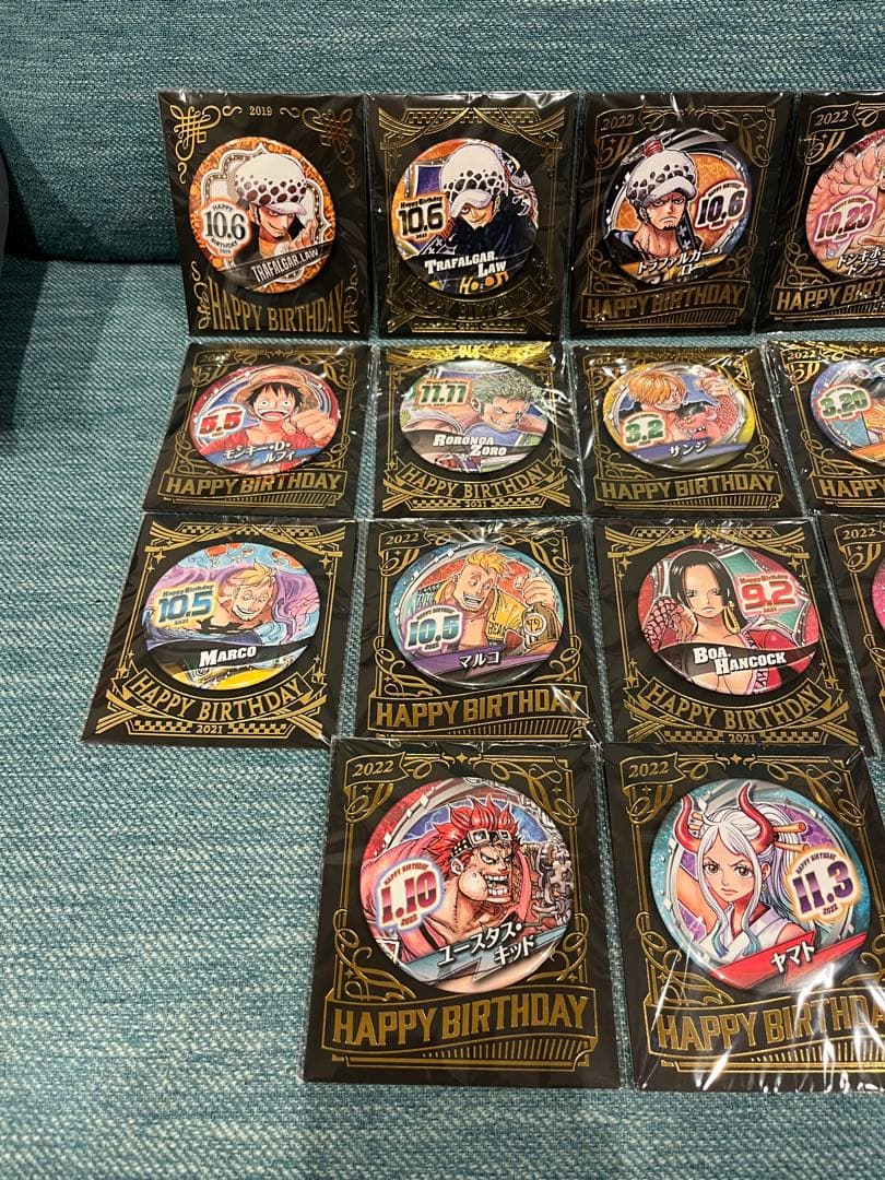 【全90点以上】　ワンピース　ONE PIECE 缶バッジ　輩 まとめ売り