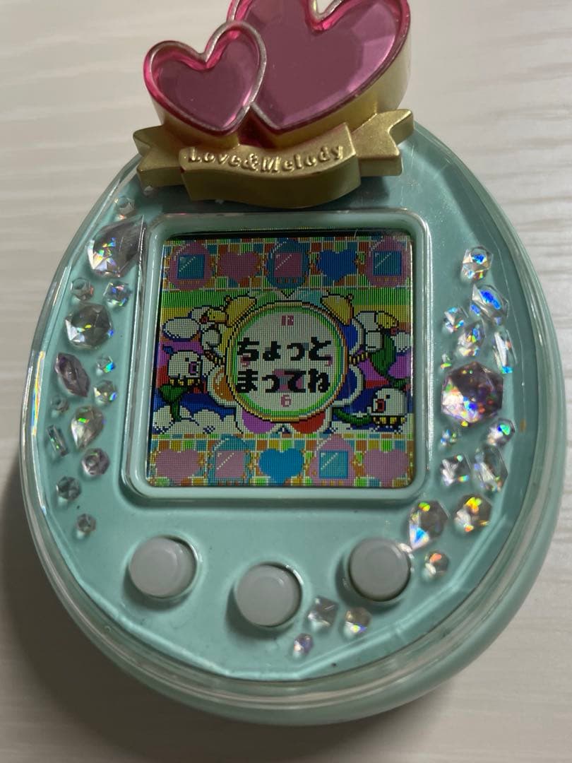 たまごっちぴーす ピース たまデコピアス ラブメロ グリーン セット