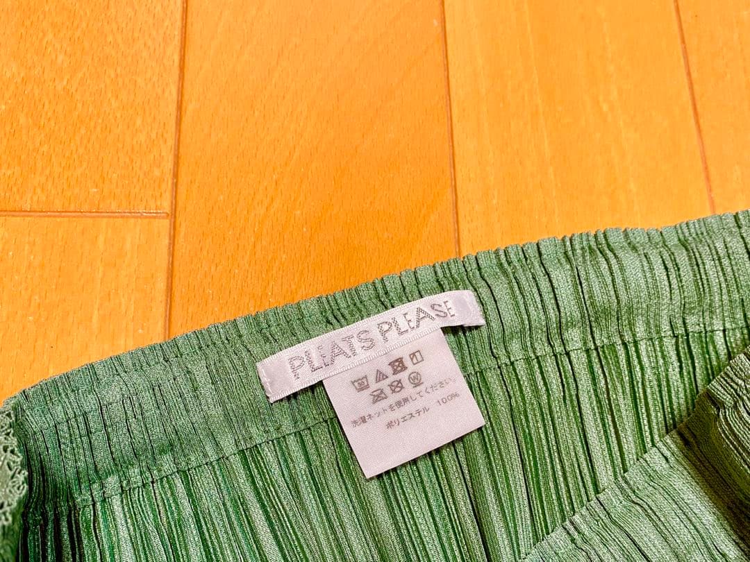 PLEATS PLEASE プリーツスカート グリーン