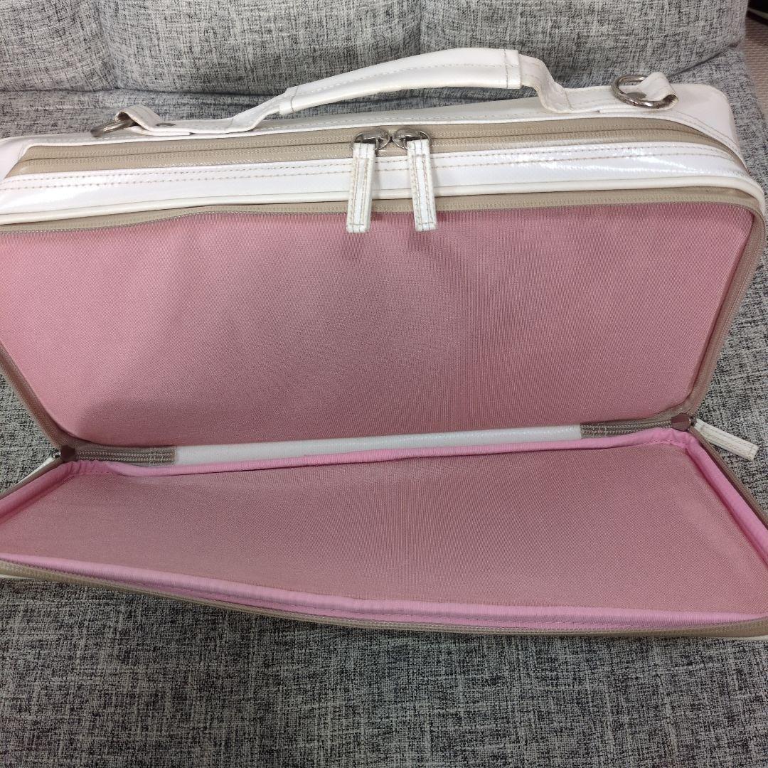 廃盤 希少デザイン NAHOK クラリネットケース ハート オフホワイト