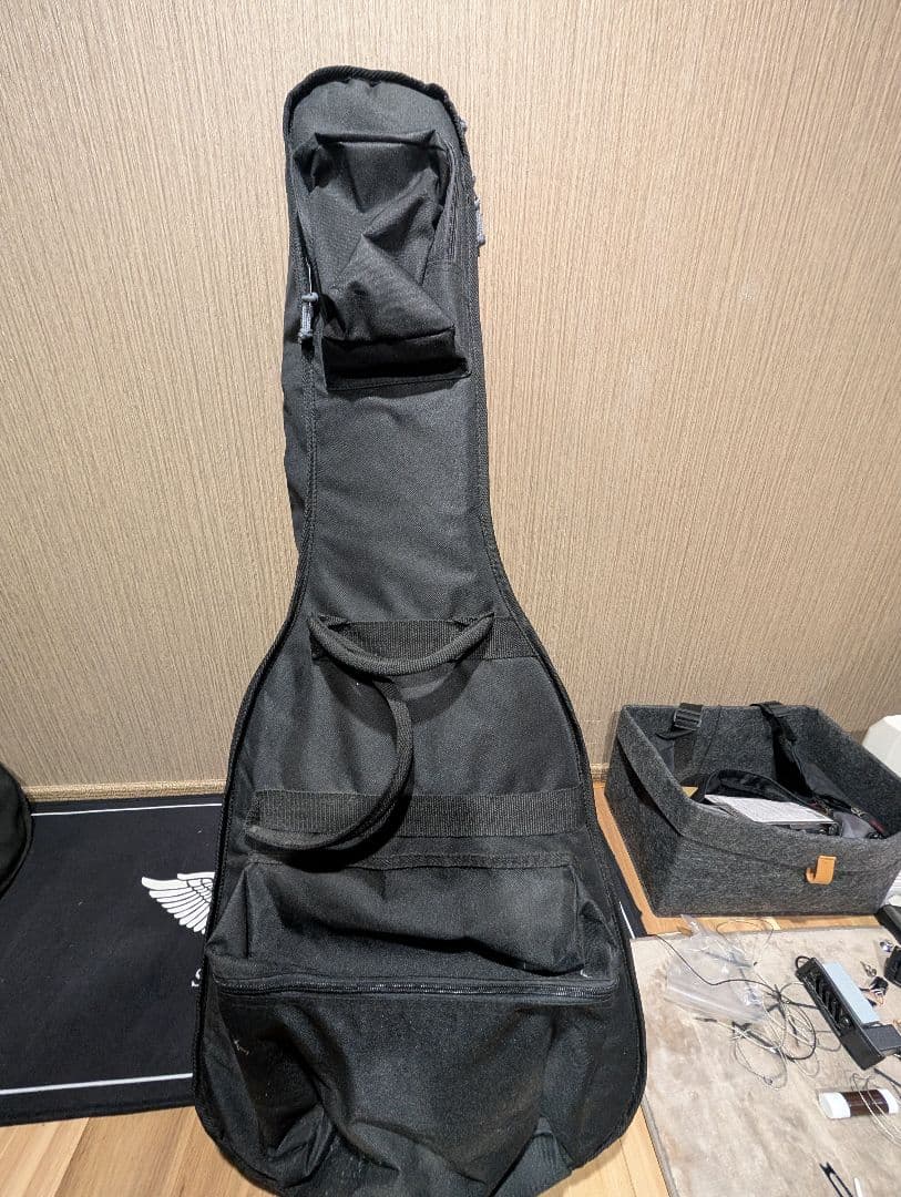 良音/Epiphone AJ-200S/NA 改チューナー付エレアコ ケース付