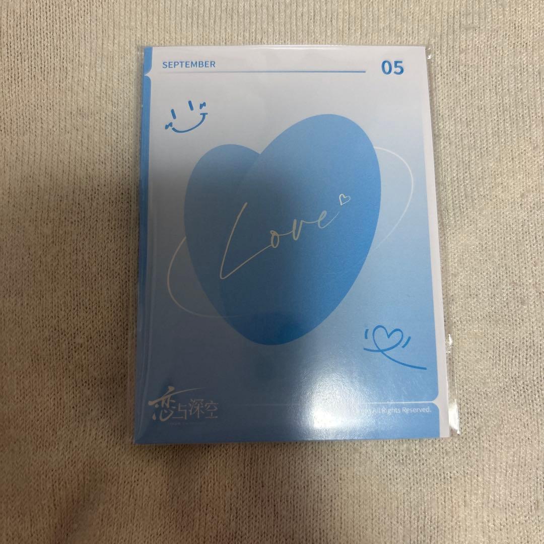 恋と深空 レイ 公式 正規品 誕生日 バースデー チェキカード4枚セット