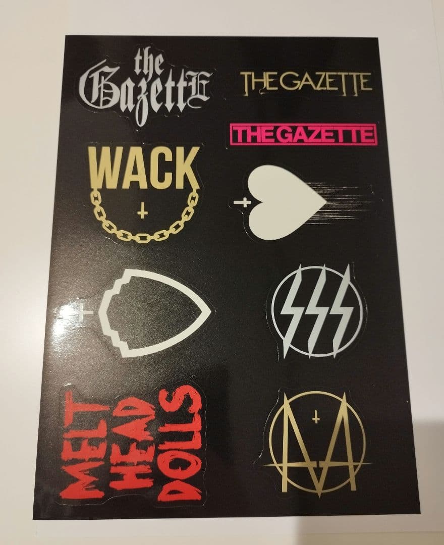 the GazettE パンフレット 写真集