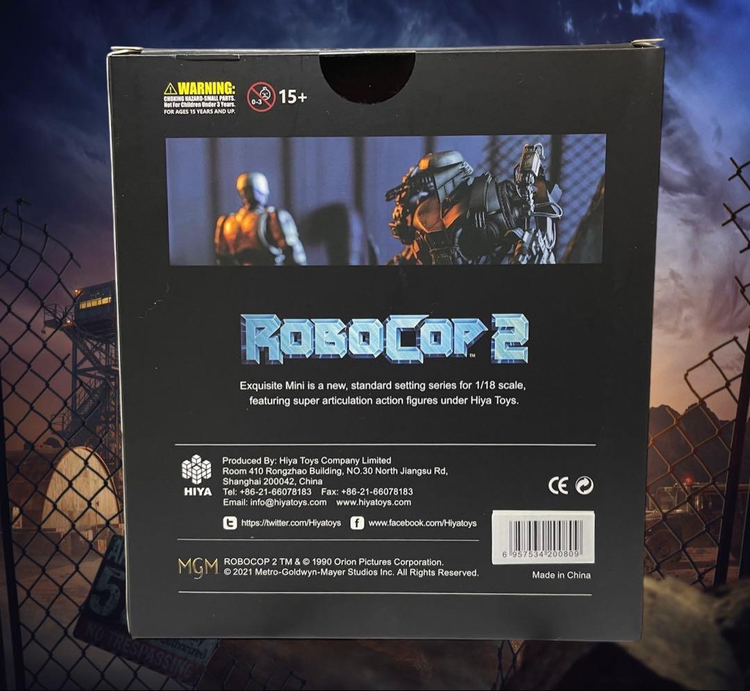 新品未開封 2体セット『ロボコップ2』ケイン＆ロボコップ ハイヤトイズ 1/18