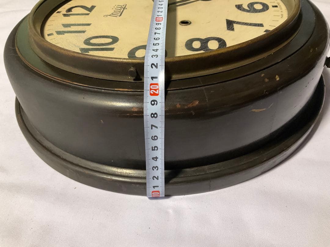 (11)MEIGI 振り子時計　アンティーク　稼動品　年代物