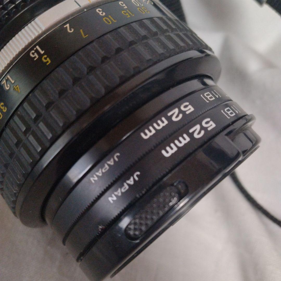 Nikon 一眼レフカメラFE 50mm レンズ 35mm広角レンズ付き