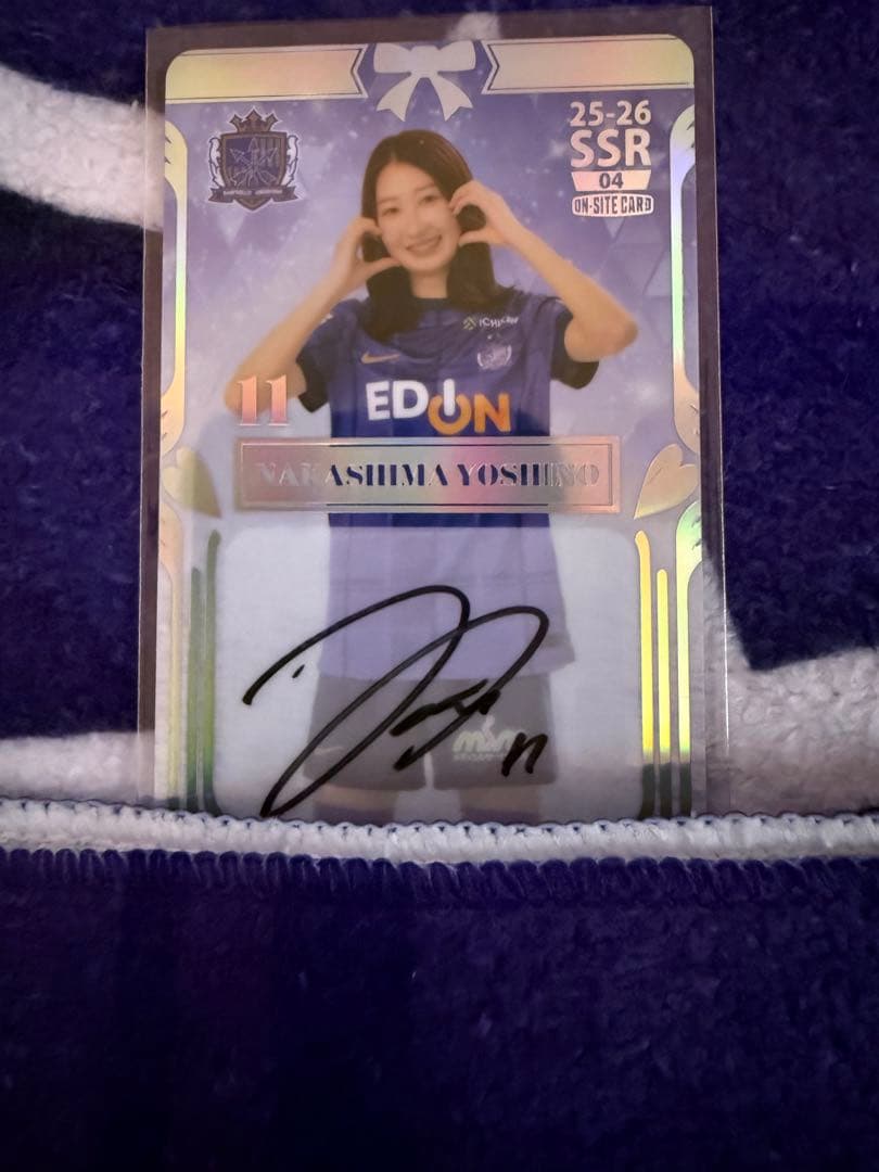 サンフレッチェ広島レジーナ中嶋淑乃選手SSRオンサイトカード - メルカリ