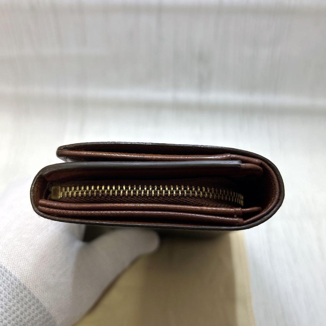 1SALE】Louis Vuitton 二つ折り財布 ダークブラウン