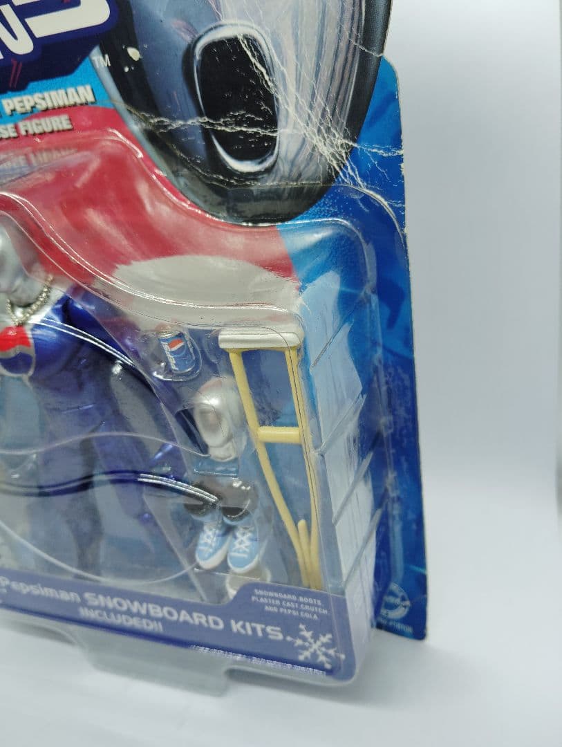 未開封 ペプシマン ウルトラフリーポーズフィギュア(スノーボード・ブルー)