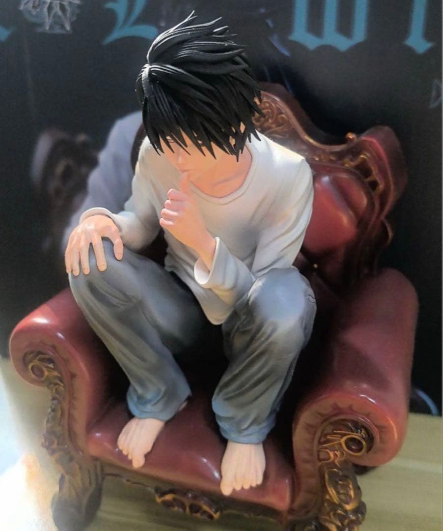 デスノート エル・ローライト L ガレージキット ガレキ スタチュー③箱