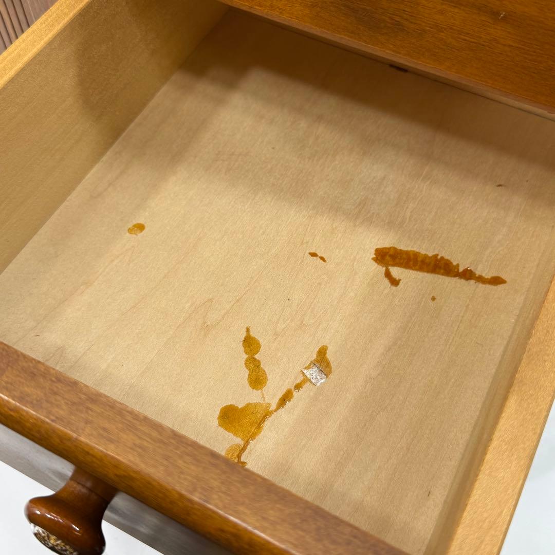 レトロ 曙工芸 サイドキャビネット 8段 収納棚 飾り棚 食器棚