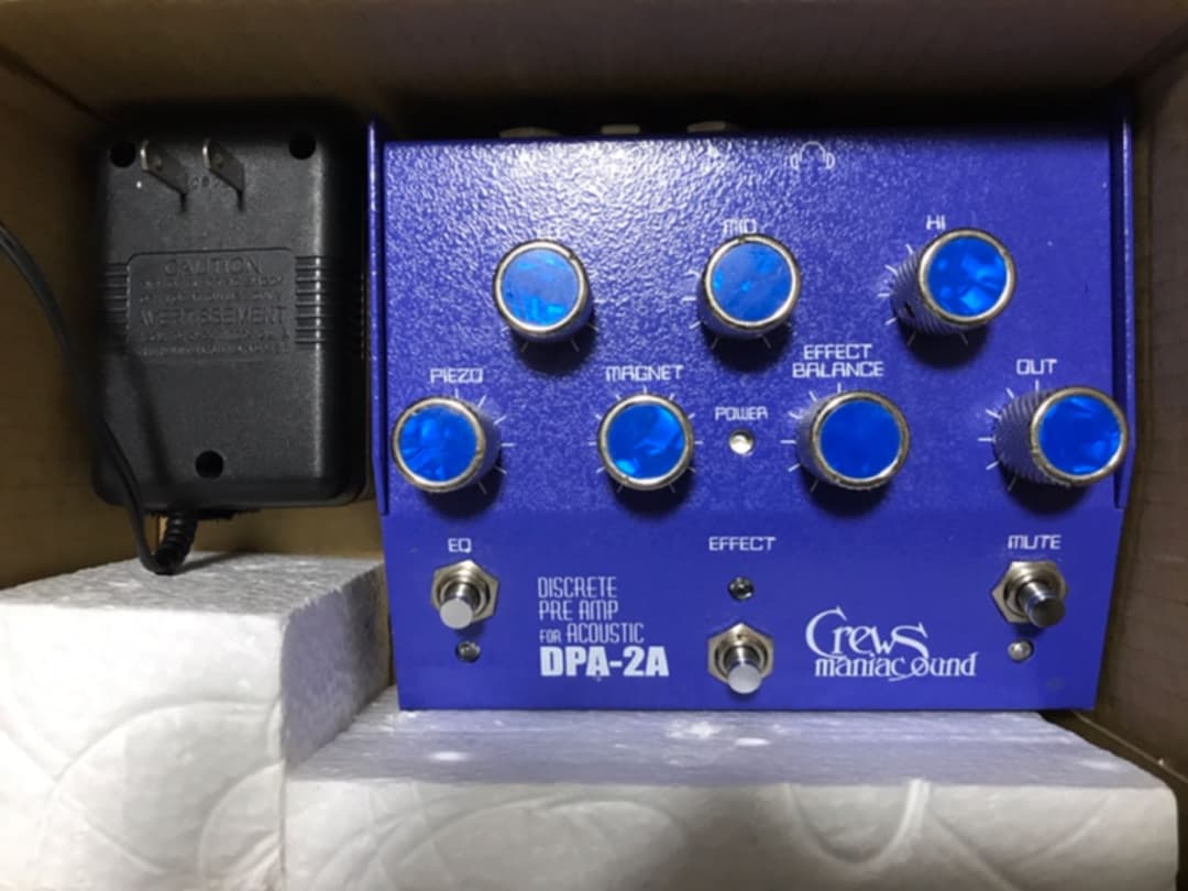 crews maniac sound DPA-2A アコギプリアンプ初期