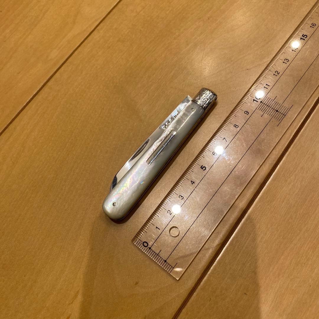 シェフィールド・ナイフ、高級銀製フルーツナイフ（J.Y.C製