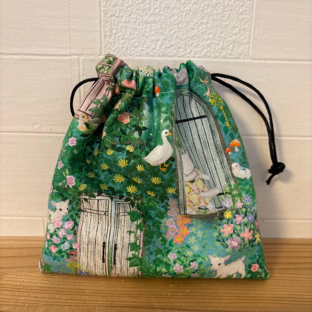 感謝価格SALE ユキエモン　巾着　ハンドメイド　小物入れ　限定生地