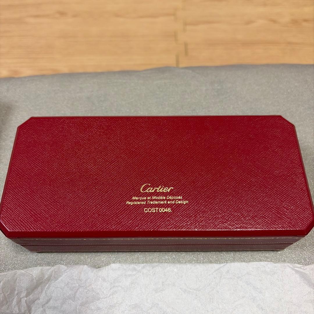 【カナほぼ未使用】Cartier 高級ボールペン黒　箱ショッパー付