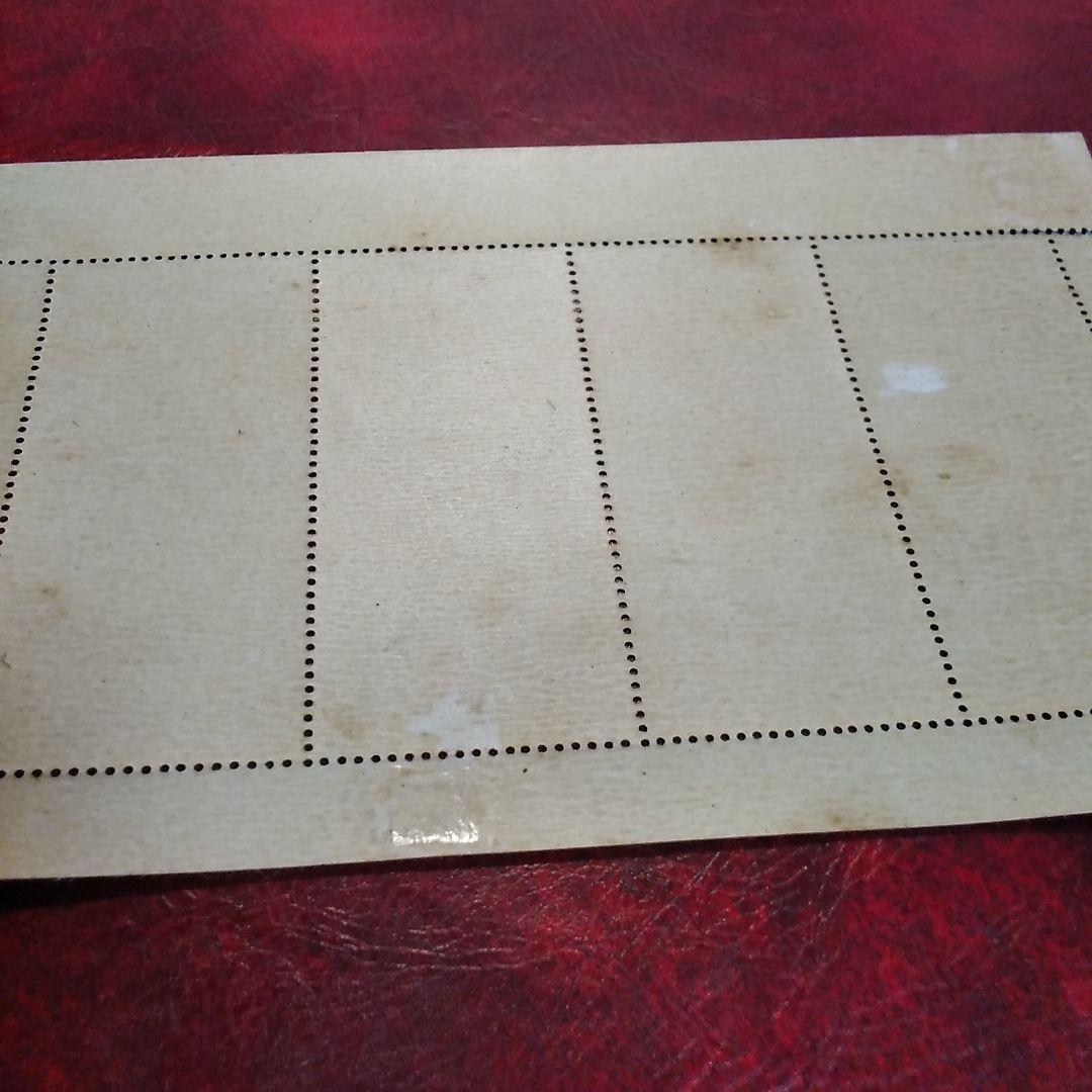 趣味の週間記念 見返り美人／月すに雁 小型シート2枚セット銭