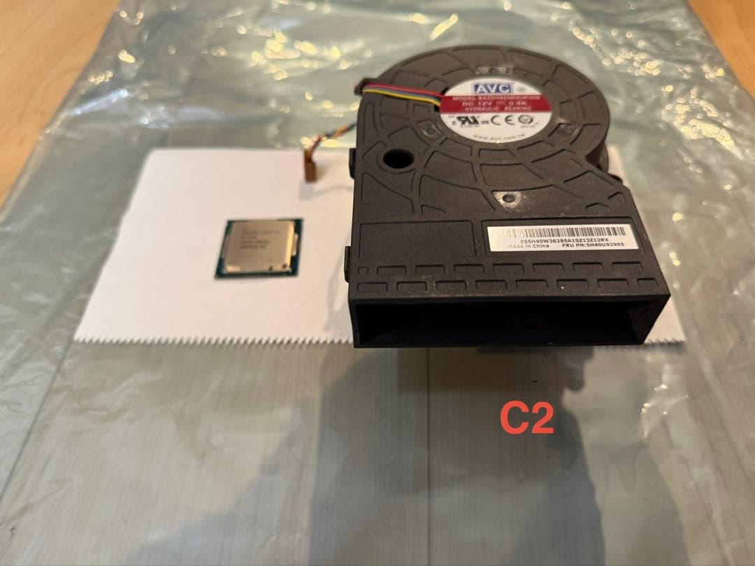 C2美品！Intel Core i5-9500 3GHz + AVC冷却ファン！ 冷却ファン