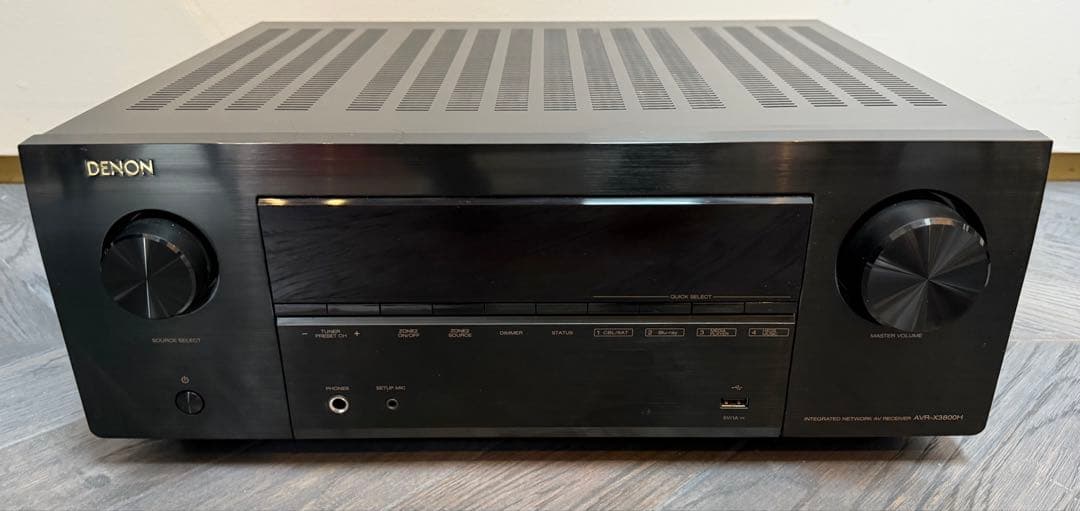 6カ月前購入】DENON AVレシーバー AVR-X3800H - メルカリ