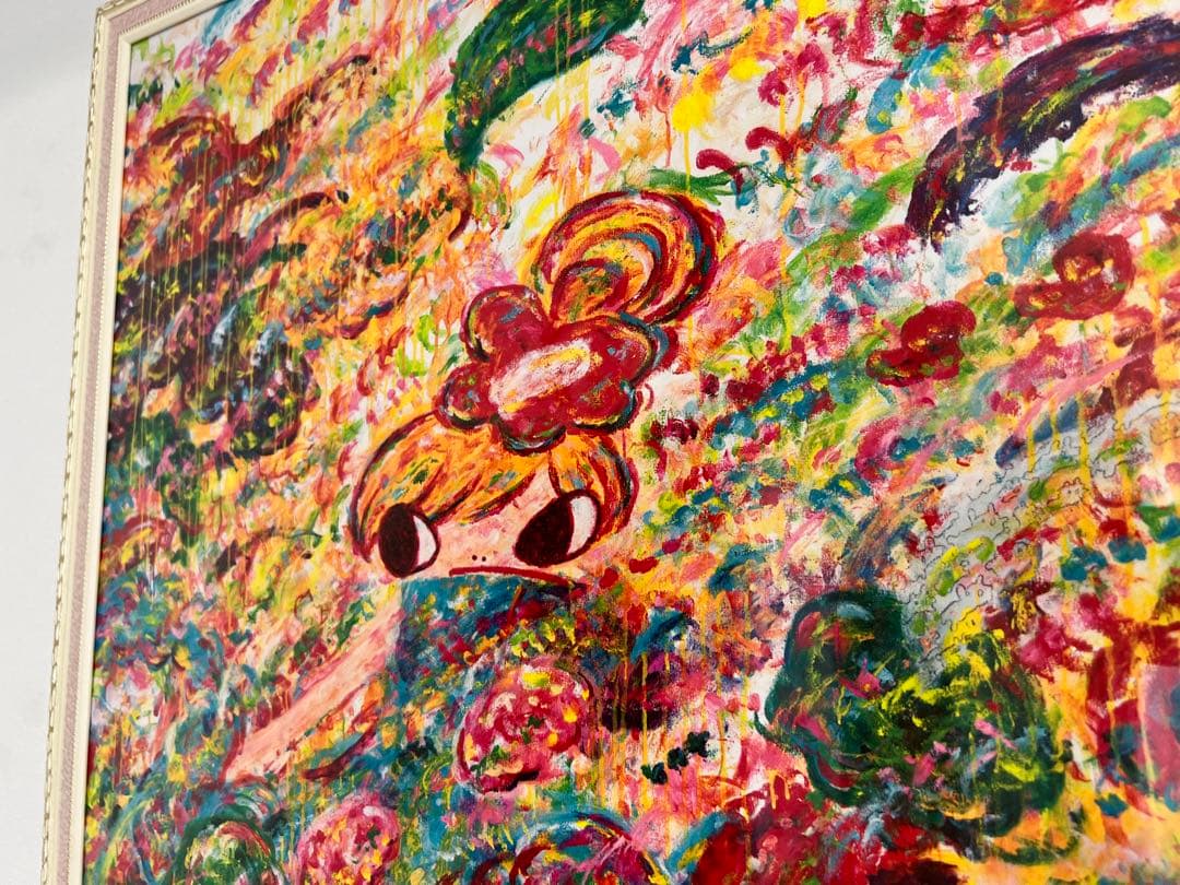 今だけ ロッカクアヤコのシルクスクリーン「Untitled」 額装 - メルカリ