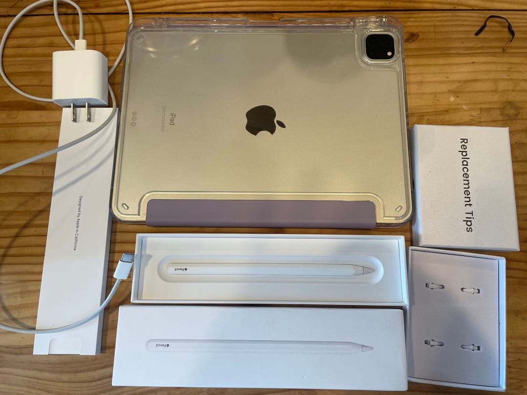 Apple iPad pro 11 第3世代シルバー 本体 + アップルペンシル Apple Pencil Pro【iPad mini (A17 Pro)・13インチ/11インチ iPad Pro