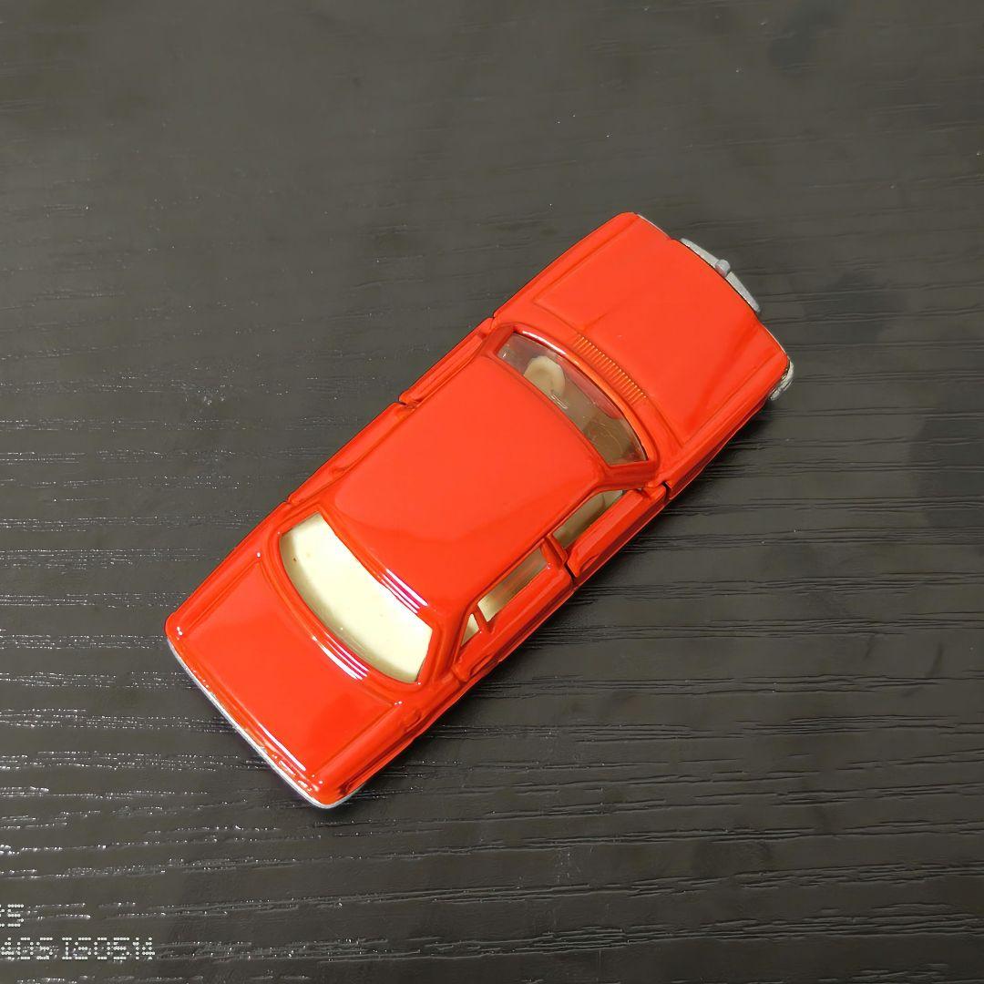 TOMICA トミカ ベンツ450SEL 外国車シリーズ オレンジ色 箱付き