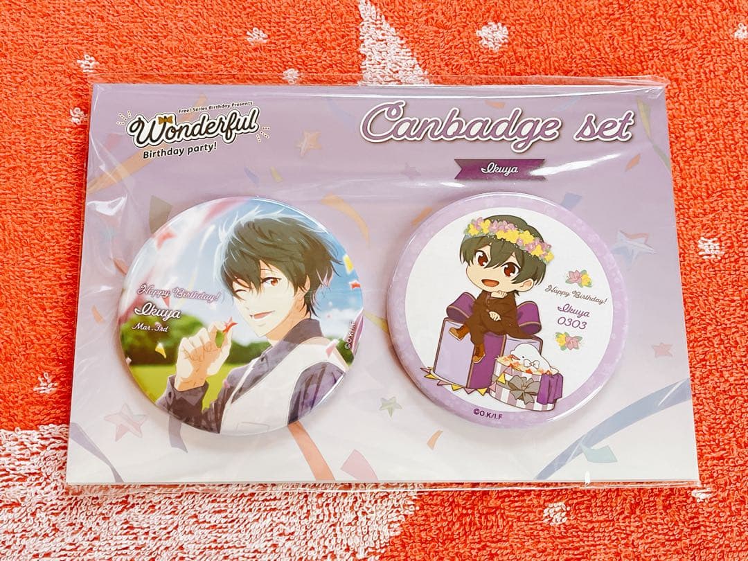 Free! バースデー缶バッジ 郁弥 ② - メルカリ