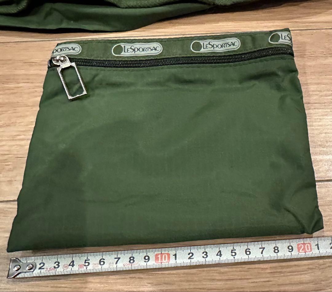 LeSportsac ビンテージ オリーブグリーン 折りたたみ トラベルバッグ
