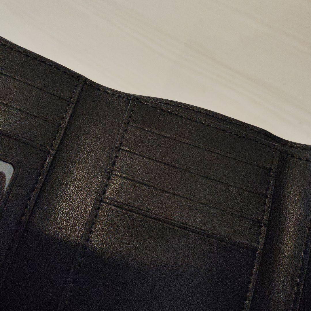 COACH ブラック 三つ折り財布
