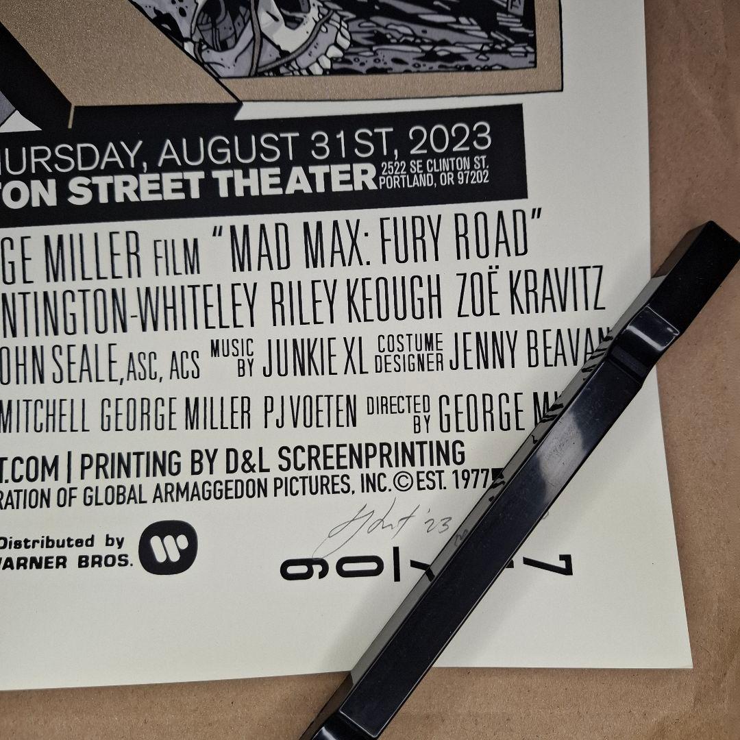 ○250枚限定 マッドマックス 怒りのデスロード シルクスクリーン ミニ