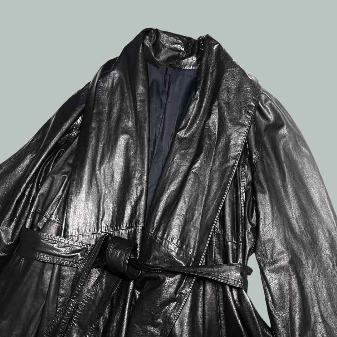 ジャケット・アウター LUNA MATTINO Leather gown coat