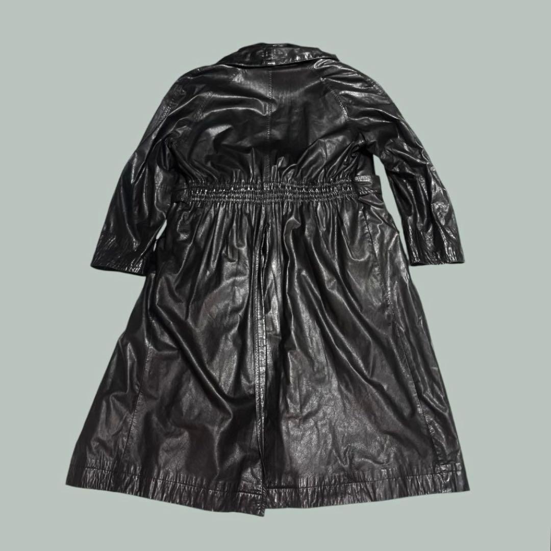 ジャケット・アウター LUNA MATTINO Leather gown coat