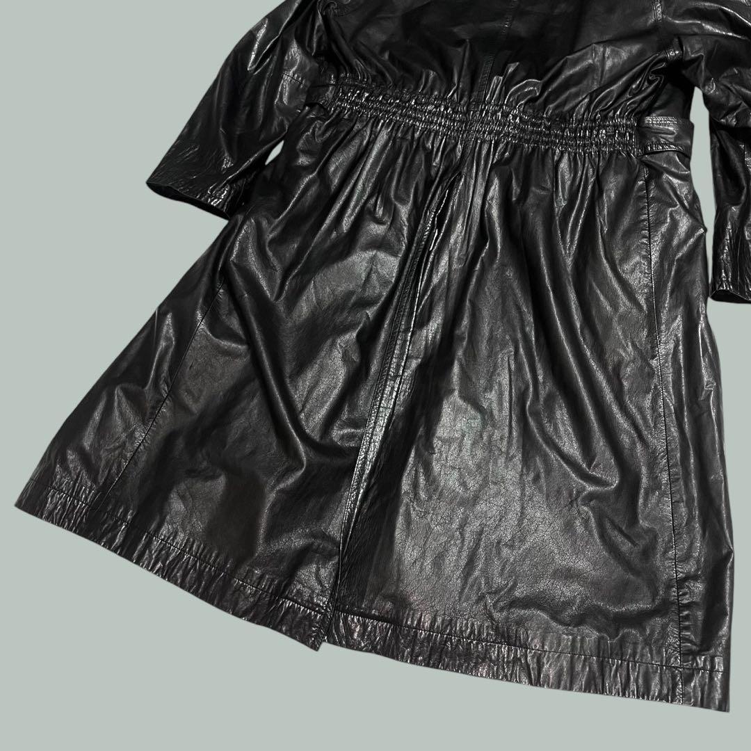 ジャケット・アウター LUNA MATTINO Leather gown coat