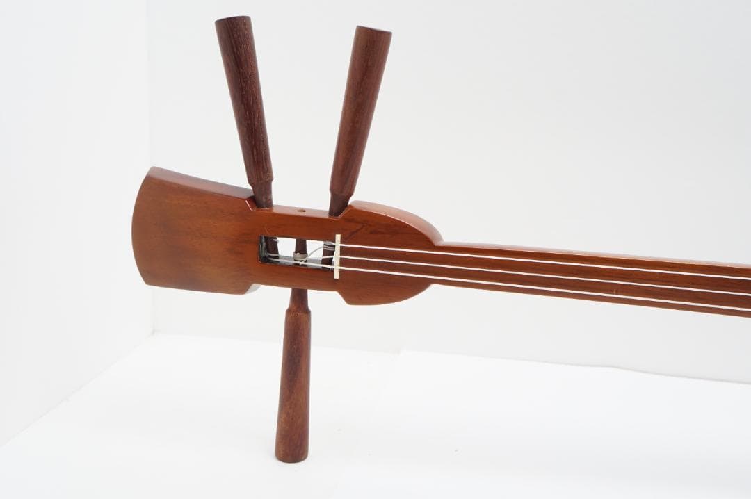 美品＞沖縄 三線 木製 メーカー不明