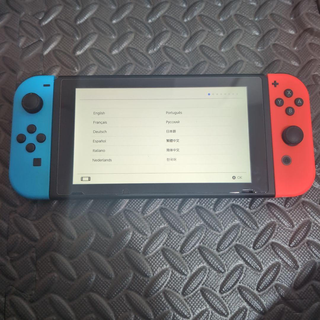 【美品】Nintendo Switch ネオンブルー/レッド 本体