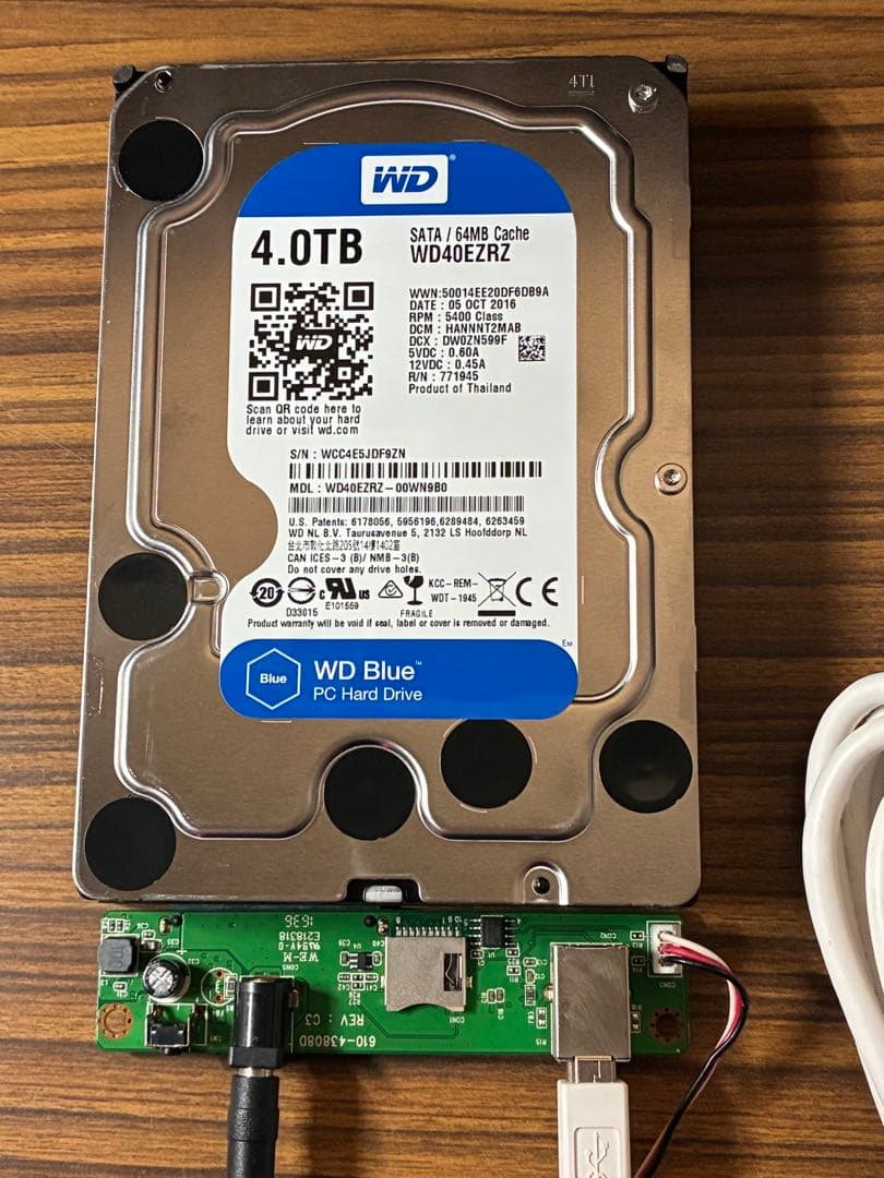 WD Blue 4TB 内蔵型ハードディスクドライブ - メルカリ