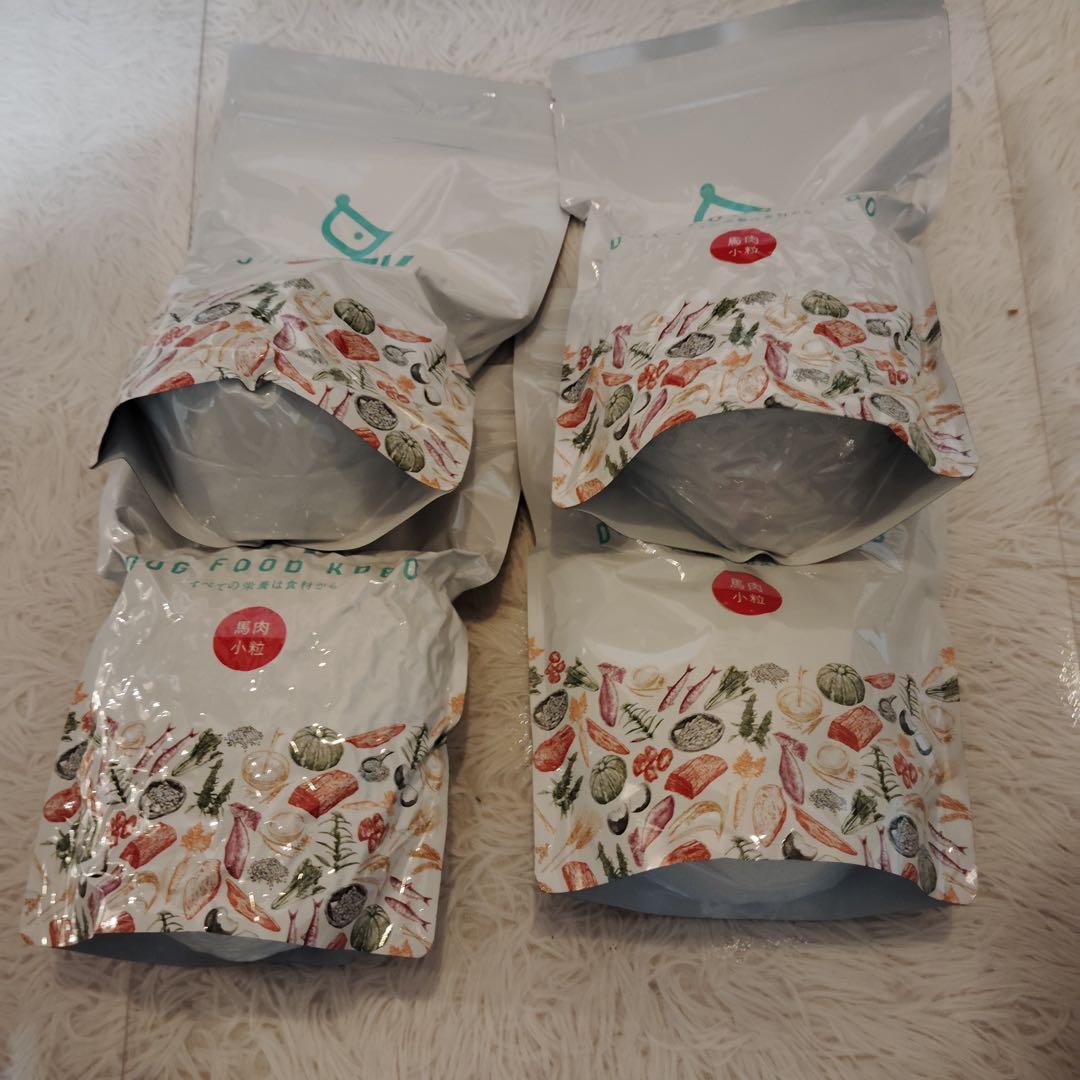 cs8522 ドックフード工房 馬肉 ドライフード 700g 4袋セット 犬用品