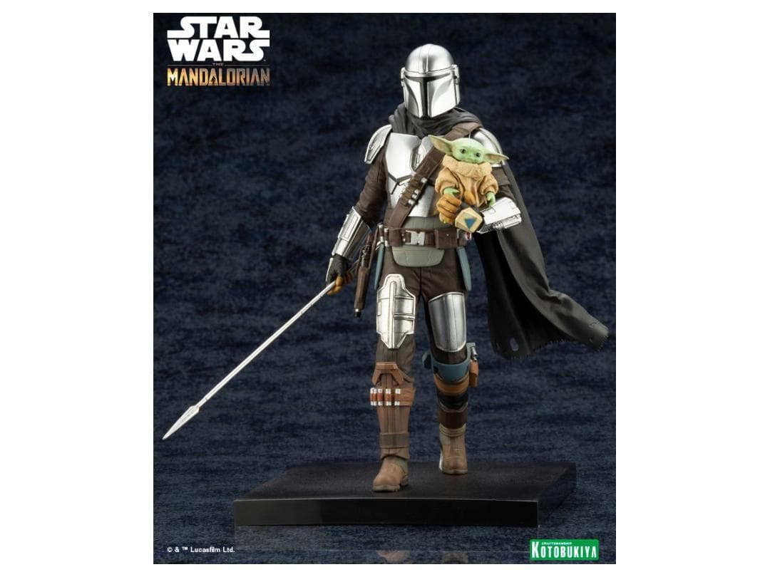 【新品】ARTFX+ マンダロリアン & グローグー withベスカースタッフ
