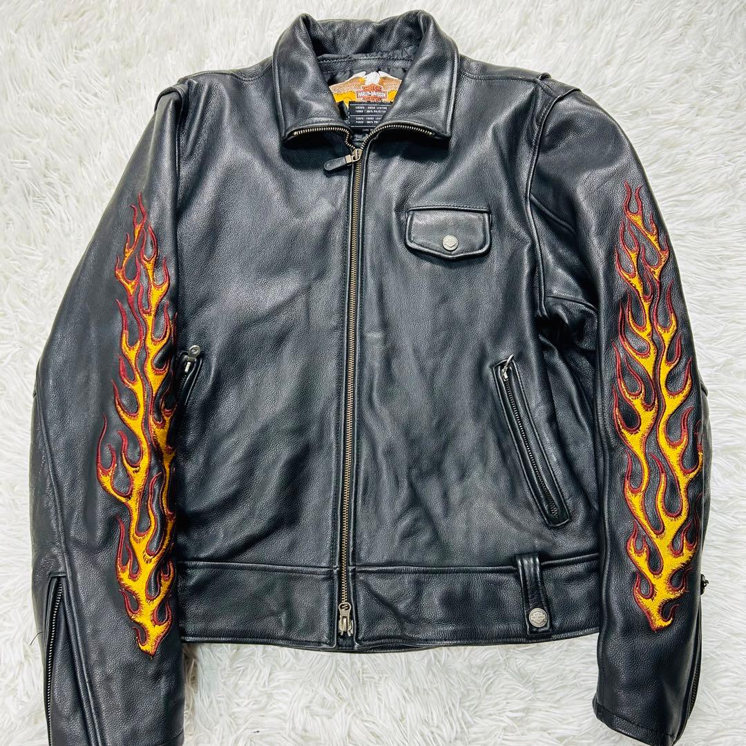 ハーレーダビッドソン シングルライダース レザージャケット