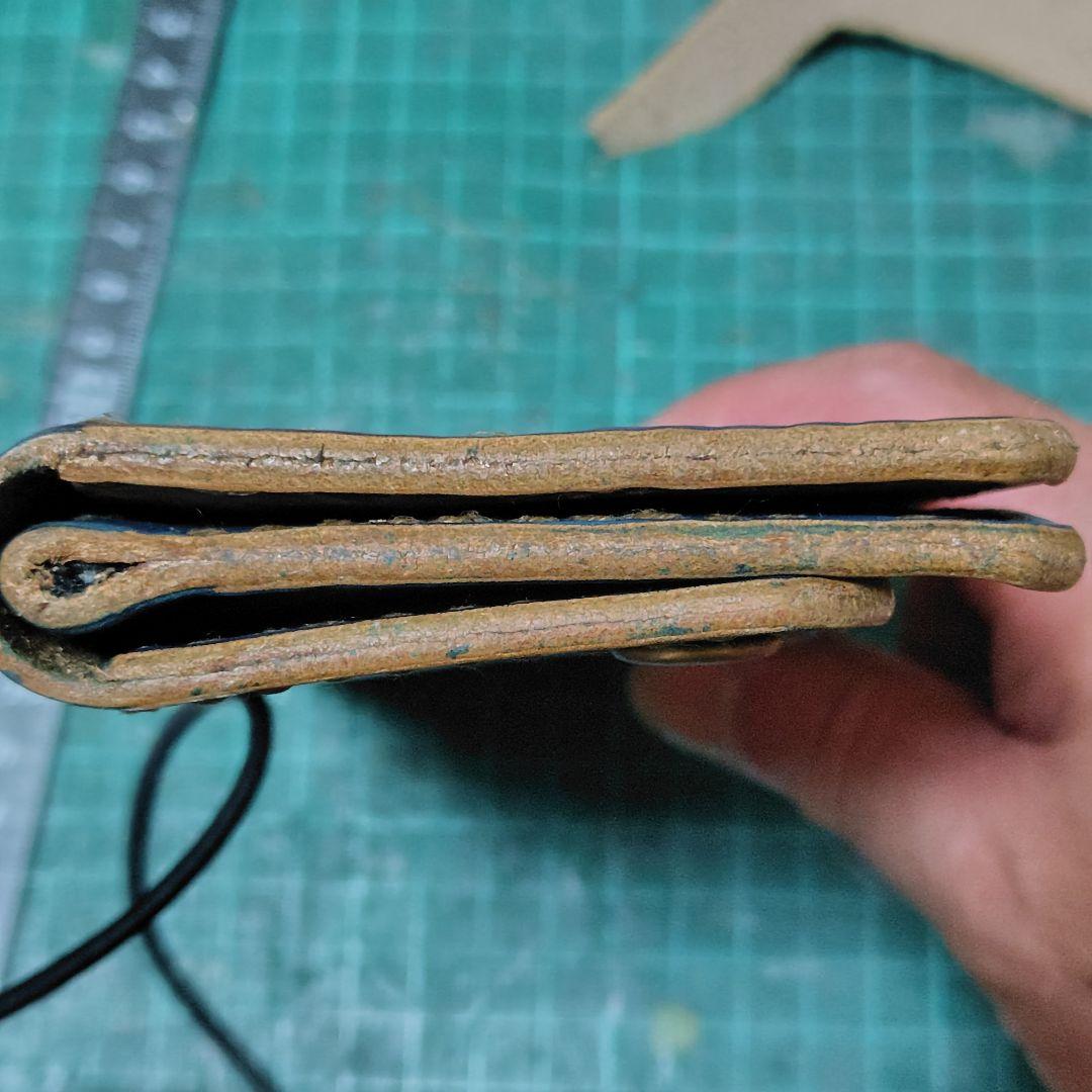 ジキルさん専用品トラッカーウォレット 丘染め 紺×青 (63)