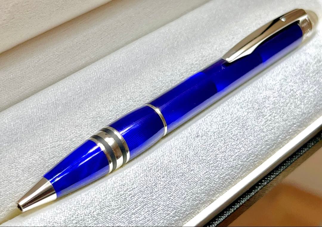 ぽむさん専用 モンブラン スターウォーカー クールブルー - メルカリ