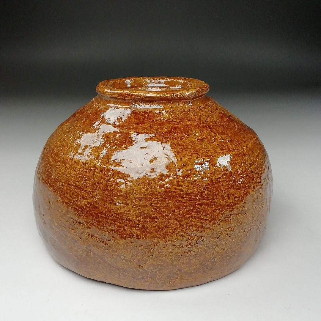 T116 茶碗 『大樋焼』『春日山窯 開発文明』 共箱 抹茶碗 茶道具