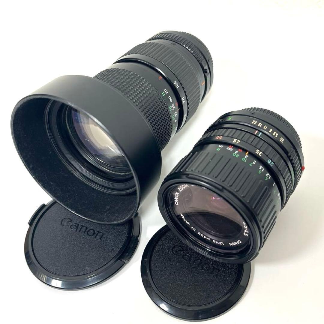 Canon】キヤノン 一眼レフ AL-1 レンズ2種 セット【ジャンク】