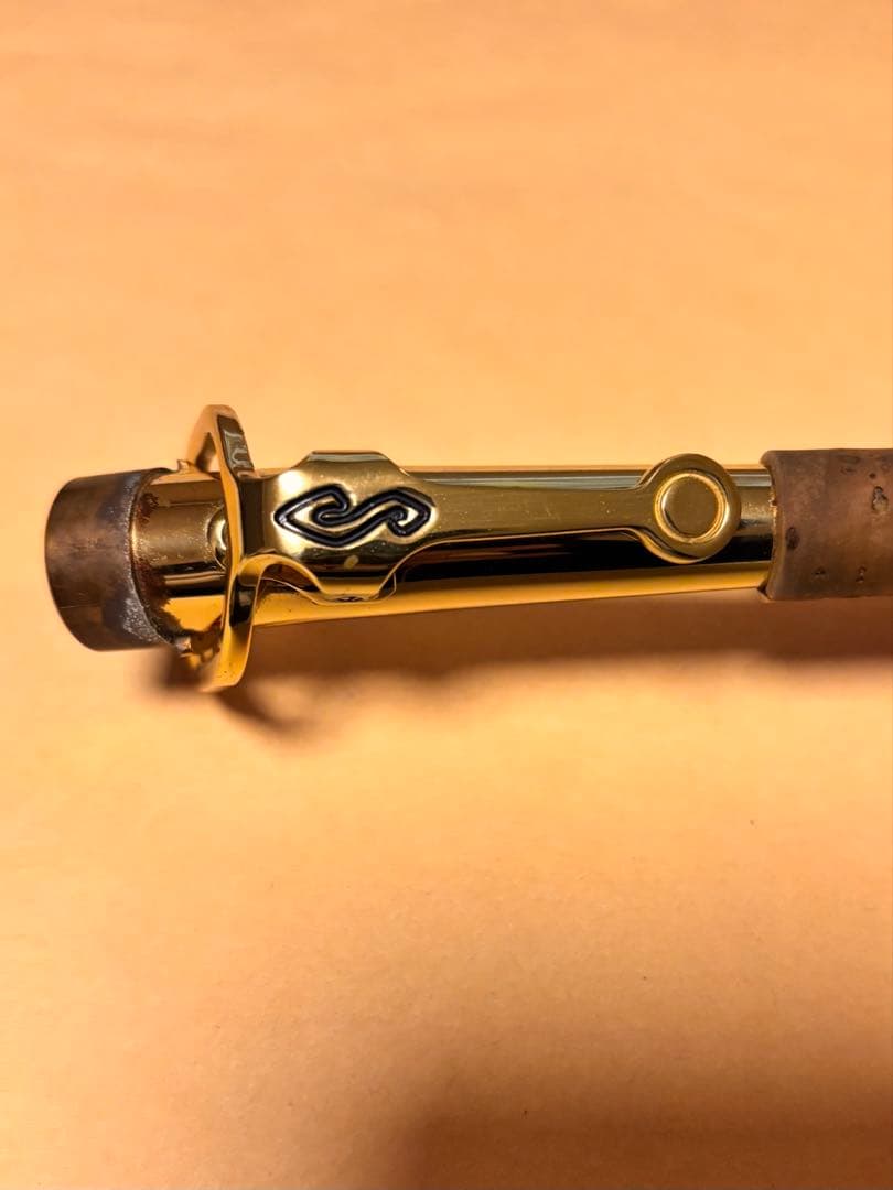 値下げ！】ソプラノサックス ネック ゴールドラッカー