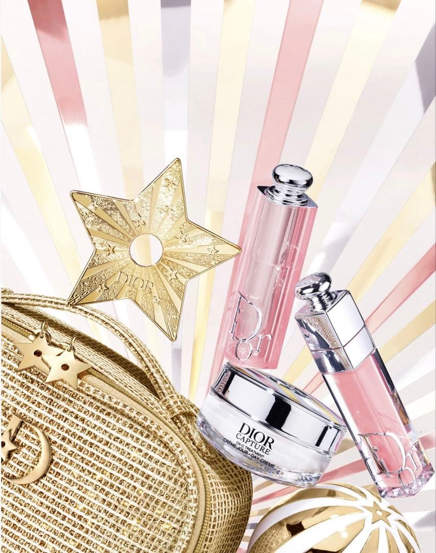 DIOR リップケアセット ポーチ付き